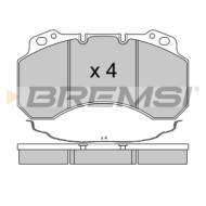 BP7331.JPG Kit Pastiglie Freno Posteriore Vauxhall Midi Ii Autobus Bp7331 06903006-0 S.f. Meritor C Lisa Bremsi