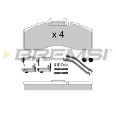 BP7335.JPG Kit Pastiglie Freno Anteriore Chevrolet Generico Bp7335 Bremsi