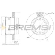CD5191V.JPG Disco Freno Posteriore 92089800 Mercedes-benz Sprinter 3-t Autobus (b903) Ventilato S.f. Perrot