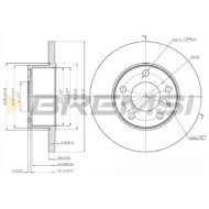 CD5195S.JPG Disco Freno Posteriore 93104700 Iveco Daily Iii Furgonato Daily Iii Pianale Piatto/telaio Pieno S.f. Brembo 1x52