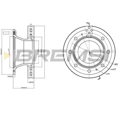 CD5308V.JPG Disco Freno Posteriore 93309200 Talbot Simca 1000 Ventilato S.f. Knorr Sb/sn6