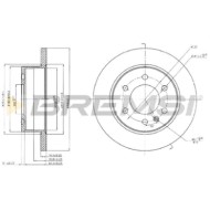 CD5311S.JPG Disco Freno Posteriore 93143300 Mercedes-benz Sprinter 3,5-t Autobus (b906) Pieno