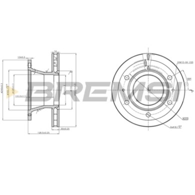 CD5322V.JPG Disco Freno Posteriore 93188700 Glas Gt Cabriolet 04 Cabriolet Volkswagen Derby Polo Ford Mondeo Iv Turnier Bmw 6