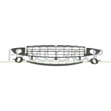 RN0342140_1.JPG Kit Griglie Inferiori Primerizzate Paraurti Anteriore Per Renault Scenic Dal 2006 Al 2009
