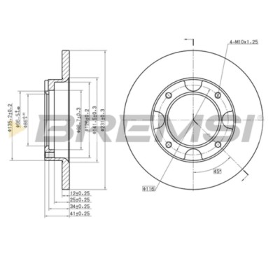 CD6087S.JPG Disco Freno Anteriore 08385410 Honda Accord I Accord I Hatchback Pieno
