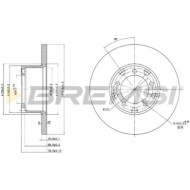 CD6095S.JPG Disco Freno Anteriore 93012400 Mercedes-benz T1 Autobus (b601) Pieno S.f. Perrot 4x44