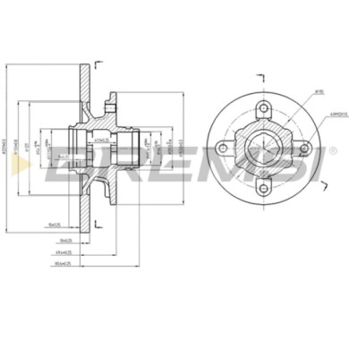 CD6114S.JPG Disco Freno Anteriore 08446910 Mazda 616 626 I Pieno