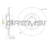 CD6115S.JPG Disco Freno Anteriore 92031000 Volvo 340-360 340-360 Tre Volumi P 2200 Station Wagon Pieno