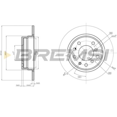 CD6165V.JPG Disco Freno Anteriore 92013700 Bmw 3 Ventilato