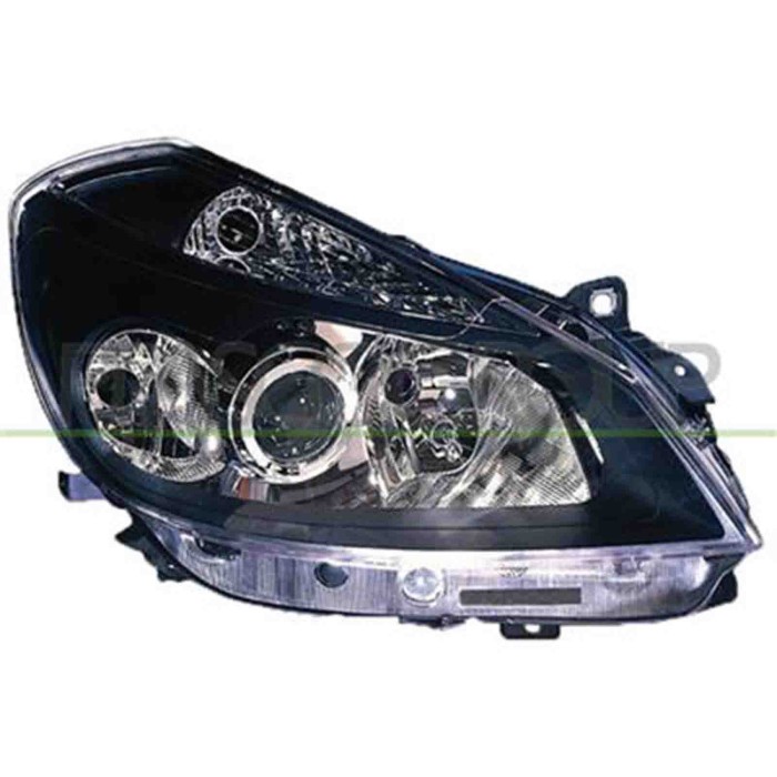 RN3254913_1.JPG Proiettore Destro H7+h7+h1 Elettrico Per Renault Clio Dal 2005 Al 2009