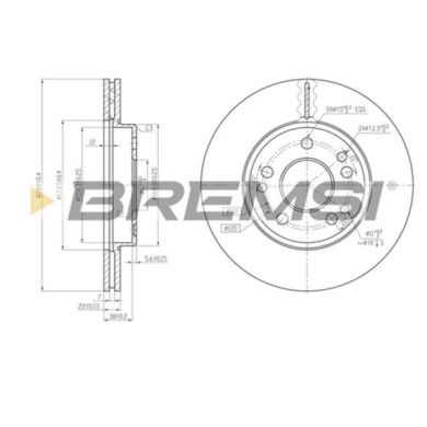 CD6181V.JPG Disco Freno Anteriore 92031900 Mercedes-benz 190 (w201) Ventilato