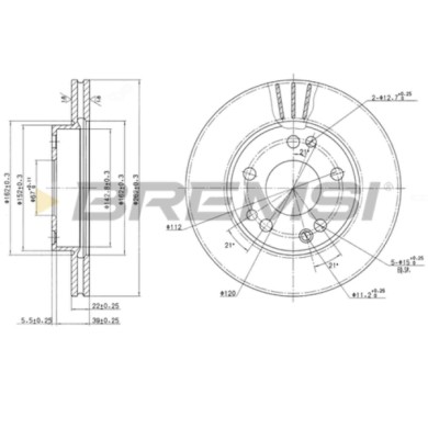 CD6191V.JPG Disco Freno Anteriore 92038600 Mercedes-benz 190 Nero