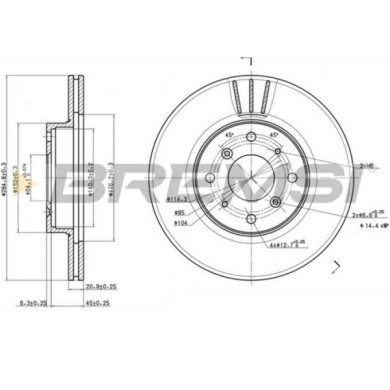 CD6201V.JPG Disco Freno Anteriore 92048900 Rover 800 800 2 Volumi/coda Spiovente 800 Coupé Ventilato
