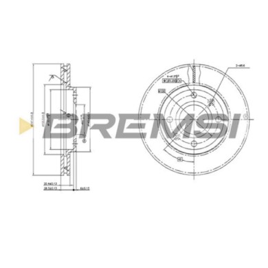 CD6214V.JPG Disco Freno Anteriore 92043100 Citroen Zx (n2)