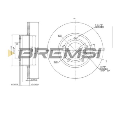 CD6248S.JPG Disco Freno Anteriore 92055500 Bmw 3 (e36) Pieno