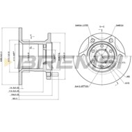 CD6254S.JPG Disco Freno Anteriore 93084400 Iveco Daily I Furgonato Pieno