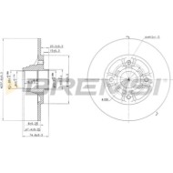 CD6333S.JPG Disco Freno Posteriore 92070400 Renault 19 I (b/c53) Pieno