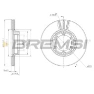 CD6392V.JPG Disco Freno Anteriore 98200 Mitsubishi Pajero I Canvas Top L300/delica Ii Autobus Pajero I Ventilato