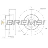 CD6412S.JPG Disco Freno Anteriore 92065500 Toyota Corolla Liftback Corolla Corolla Compact Corolla Station Wagon Pieno