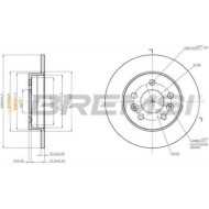 CD6566S.JPG Disco Freno Anteriore 92067100 Toyota Starlet Pieno