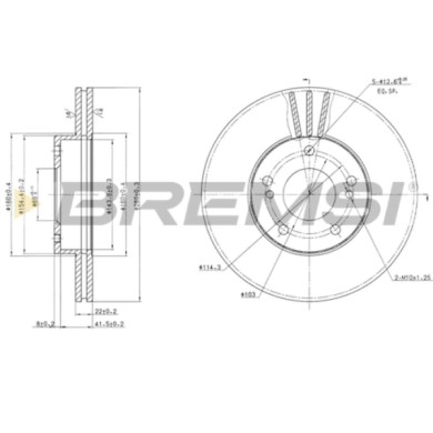 CD6600V.JPG Disco Freno Anteriore 92069900 Nissan Maxima Iii (j30) Ventilato