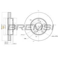CD6702V.JPG Disco Freno Anteriore 92077600 Toyota Camry Camry Station Wagon Picnic Ventilato