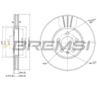 CD6706V.JPG Disco Freno Anteriore 92072800 Volkswagen Passat Golf Iii Vento Passat Variant Golf Iii Variant Nero