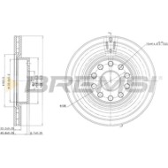 CD6803V.JPG Disco Freno Anteriore 92093800 Lancia Kappa Kappa Sw Ventilato