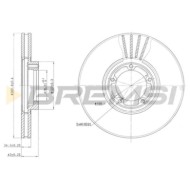 CD6849V.JPG Disco Freno Anteriore 92088200 Ford Transit Autobus Transit Furgonato Transit Pianale Piatto/telaio Transit Tourneo 