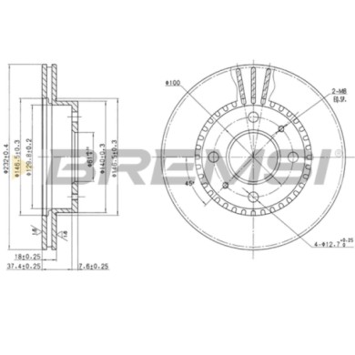 CD6866V.JPG Disco Freno Anteriore 92090900 Nissan Almera I Hatchback Almera I Sunny Iv Tre Volumi Ventilato