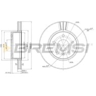 CD6873V.JPG Disco Freno Anteriore 92093600 Land Rover Range Rover Ii Ventilato