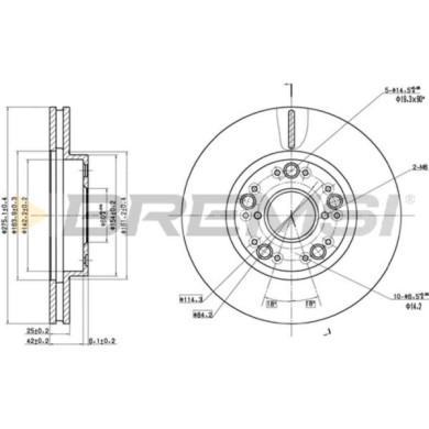 CD6883V.JPG Disco Freno Anteriore 92226500 Lexus Ls Ventilato