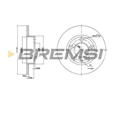 CD6929S.JPG Disco Freno Posteriore 92082500 Audi A1 (8x1 8xk)