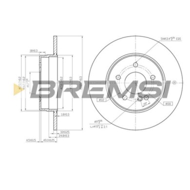 CD6963S.JPG Disco Freno Posteriore 92072700 Mercedes-benz Classe C (w202)