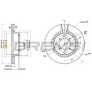 CD6978V.JPG Disco Freno Anteriore 92093200 Suzuki Baleno 2 Volumi/coda Spiovente Baleno Baleno Station Wagon Nero