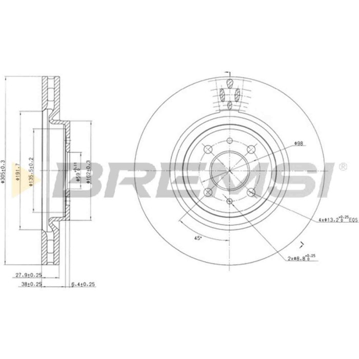 CD7002V.JPG Disco Freno Anteriore 92092900 Fiat Coupé Ventilato