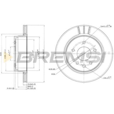 CD7004V.JPG Disco Freno Posteriore 92139300 Jaguar Xj Xk8 Coupé Xk8 Convertible Xk Coupé Xk Cabriolet Daimler Xj 40 81 Daimler X