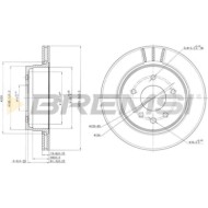 CD7004V.JPG Disco Freno Posteriore 92139300 Jaguar Xj Xk8 Coupé Xk8 Convertible Xk Coupé Xk Cabriolet Daimler Xj 40 81 Daimler X