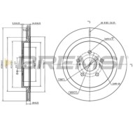 Disco Freno Posteriore 92325203 Lexus Rx Autoventilato