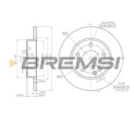 CD7034S.JPG Disco Freno Anteriore 92091200 Mercedes-benz Ponton Classe A Nero