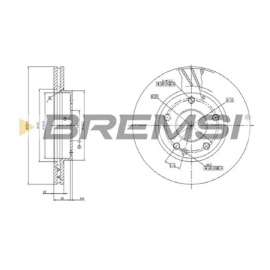 CD7035V.JPG Disco Freno Anteriore 92091300 Mercedes-benz Classe A Nero