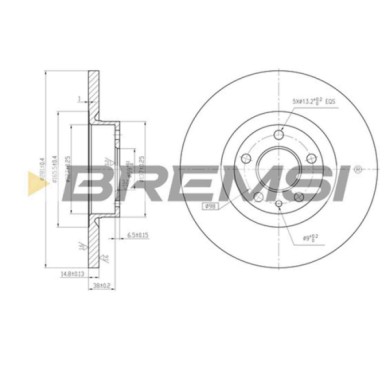 CD7057S.JPG Disco Freno Anteriore 92096400 Alfa Romeo 156 156 Sportwagon 147 Pieno
