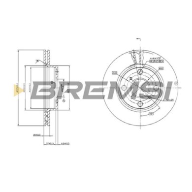 CD7084V.JPG Disco Freno Anteriore 92103600 Toyota Yaris Yaris Verso Platz Nero