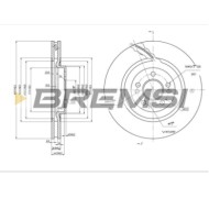 CD7085V.JPG Disco Freno Anteriore 92103200 Mercedes-benz Classe M Ventilato