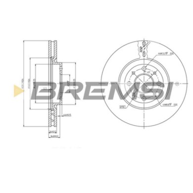 CD7122V.JPG Disco Freno Anteriore 92107700 Fiat Bravo Ii Stilo Stilo Multi Wagon Stilo Van Alfa Romeo Mito Lancia Delta Iii Nero