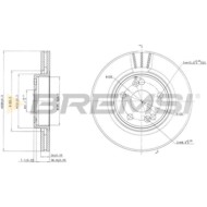 CD7123V.JPG Disco Freno Anteriore 92113800 Renault Espace Iii (je0)