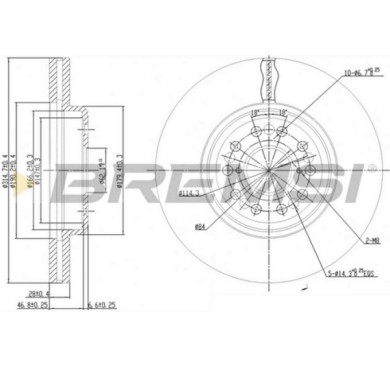 CD7133V.JPG Disco Freno Anteriore 92173803 Lexus Ls Ventilato