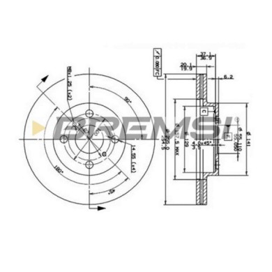 CD7149V.JPG Disco Freno Anteriore 92115600 Toyota Yaris Yaris Verso Mr 2 Iii Echo Tre Volumi Nero