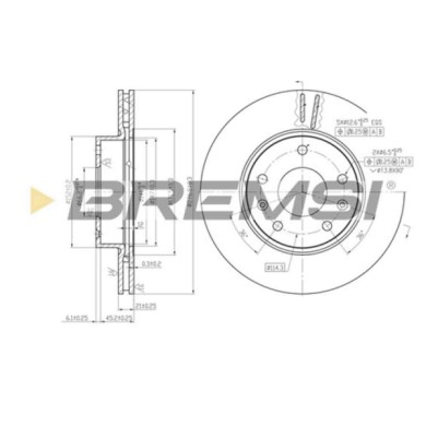 CD7151V.JPG Disco Freno Anteriore 92031000 Land Rover Freelander Soft Top Freelander Nero