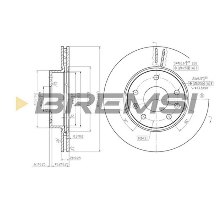 CD7151V.JPG Disco Freno Anteriore 92031000 Land Rover Freelander Soft Top Freelander Nero